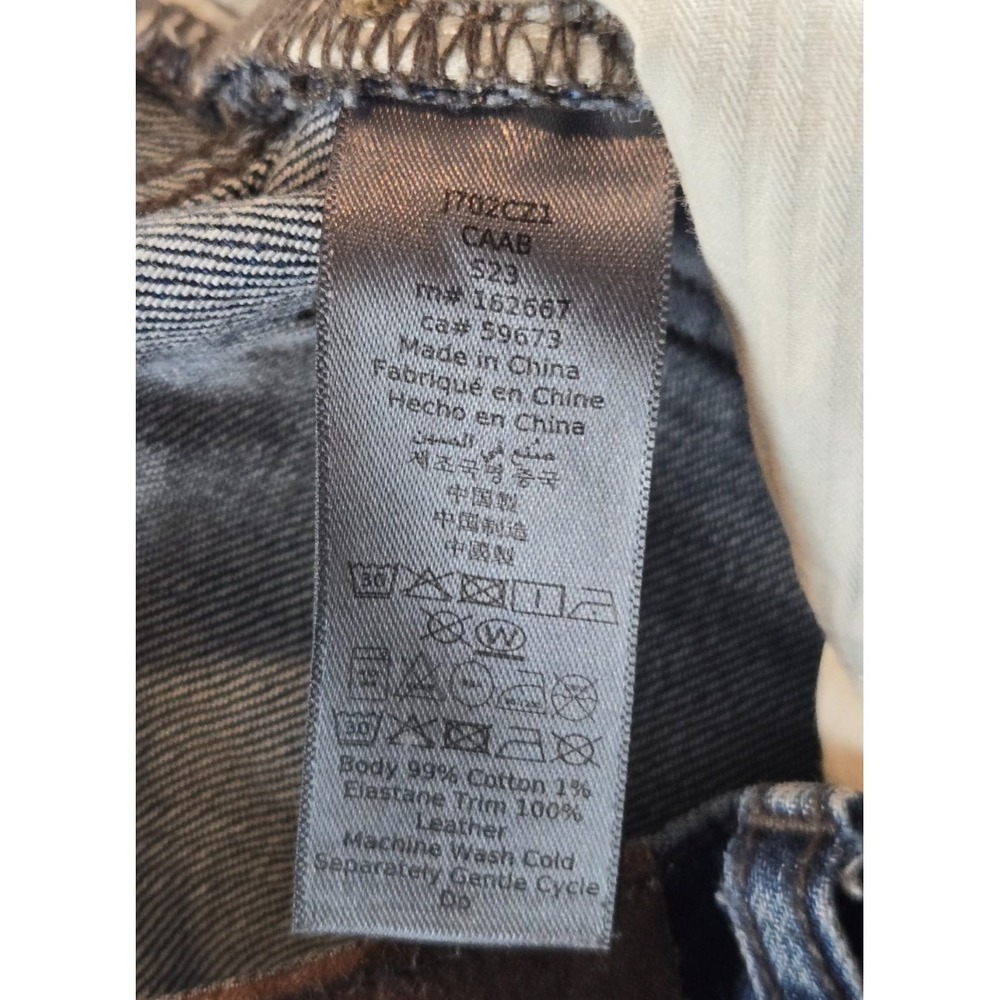 John Varvatos Jeans Mens 30x30 Blue JV 702 Slim Fit Denim Dark Wash 5-Pocket - Picture 7 of 13